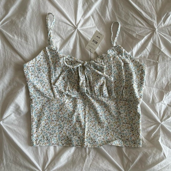 aeropostale floral cami crop top - Picture 1 of 3